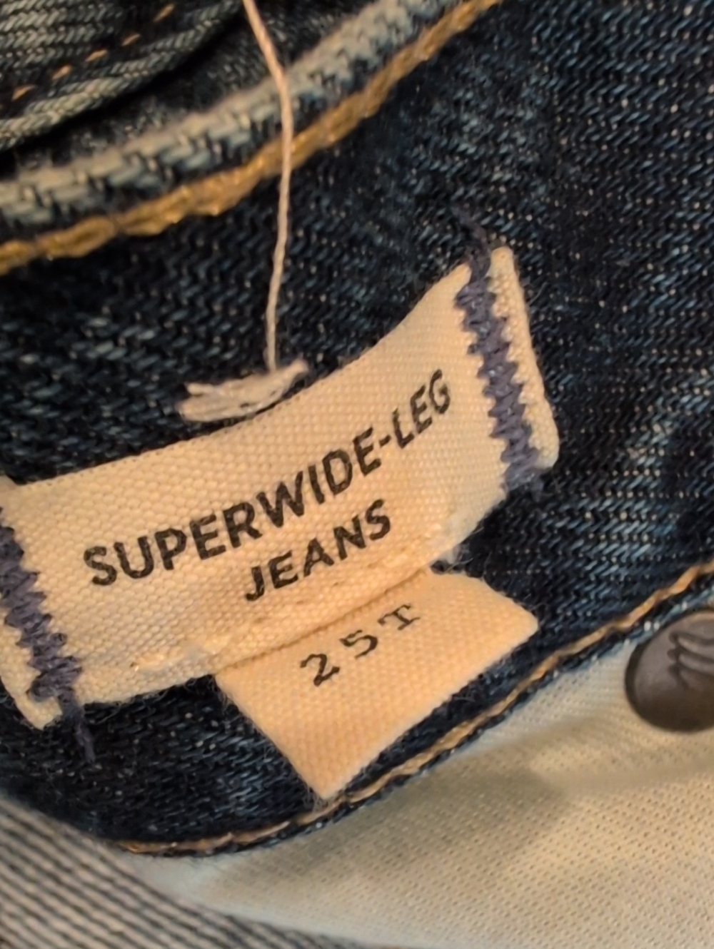 Madewell Tall Super Wide Leg Jeans Concho Wash - Picture 7 of 12